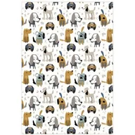 Ściereczki, gąbki, czyściki - Ścierka kuchenna Doggos 45 x 65 cm bawełniana szara - miniaturka - grafika 1