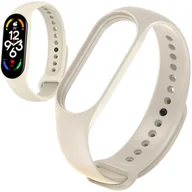 Akcesoria do smartwatchy - Opaska do Xiaomi Mi Band 7 biała - miniaturka - grafika 1