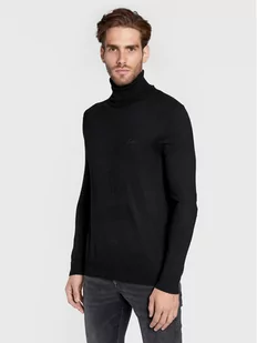 Guess Golf Percival Turtle M2BR08 Z3142 Czarny Regular Fit - Swetry męskie - miniaturka - grafika 1