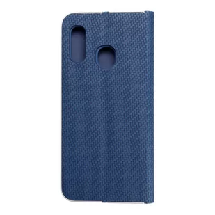 Forcell Kabura LUNA Book Carbon do SAMSUNG Galaxy A20e niebieski - Etui i futerały do telefonów - miniaturka - grafika 1