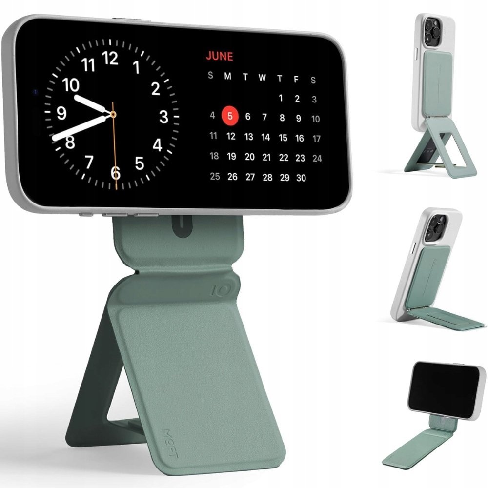 MOFT Snap - Statyw magnetyczny do iPhone 16/15/14/13/12, kolor zielony