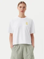 Koszulki i topy damskie - Fila T-Shirt Lisakovsk FAW1044 Biały Loose Fit - miniaturka - grafika 1