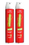 Kosmetyki do stylizacji włosów - Wella Shockwaves Volume It, dwupak lakieru do włosów, 2x250ml - miniaturka - grafika 1