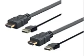 Adaptery i przejściówki - Vivolink PROHDMIUSB5 adapter kablowy 5 m HDMI USB Typu-A Czarny - miniaturka - grafika 1