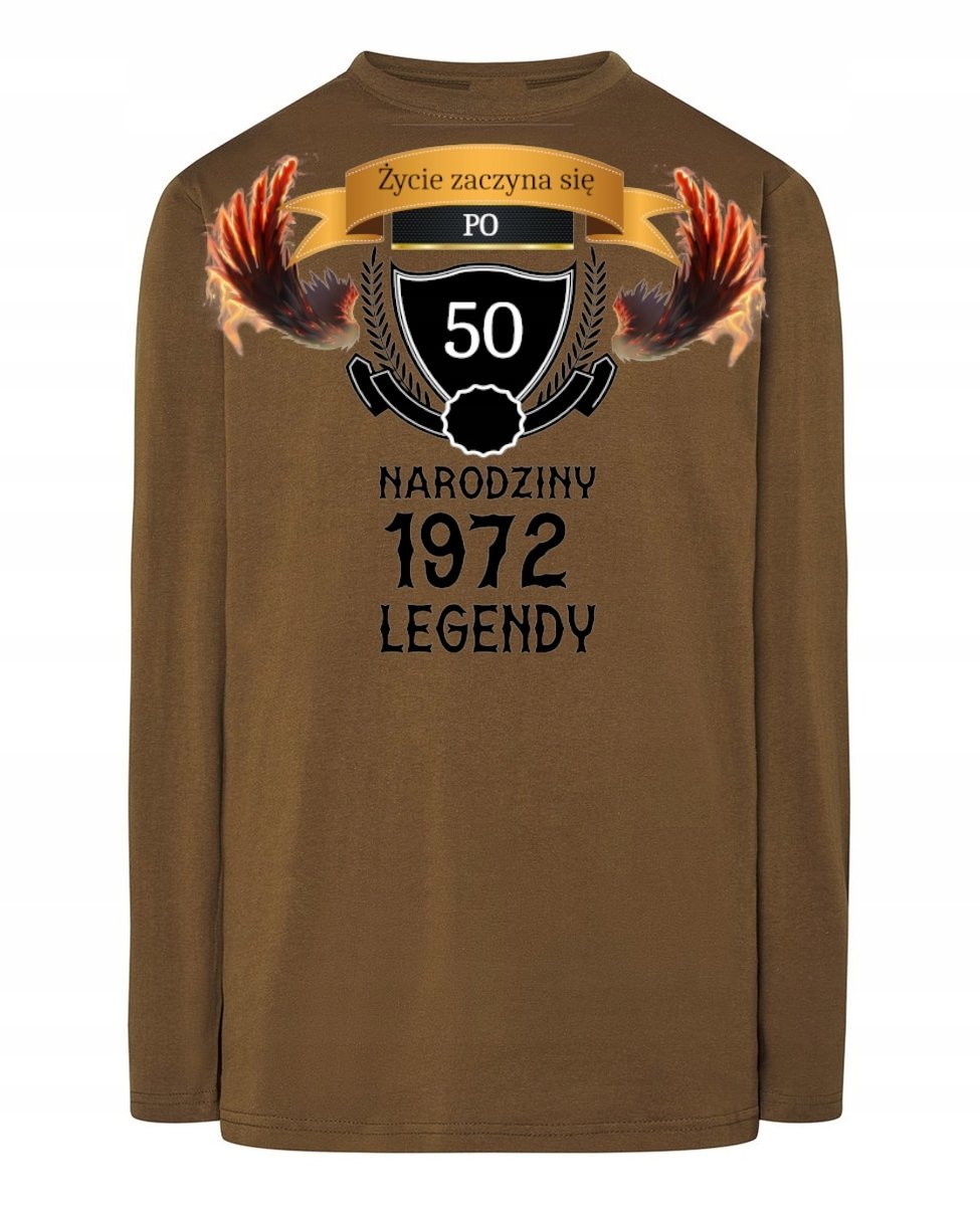 Longsleeve Urodzinowy Narodziny Legendy Rozm.M