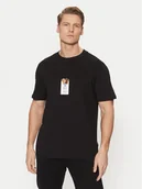 Koszulki męskie - HUGO T-Shirt 50530683 Czarny Regular Fit - miniaturka - grafika 1