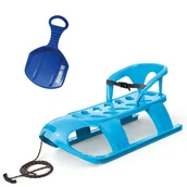 Sanki i ślizgacze - Sanki Z Oparciem Bezzy Seat + Ślizg Jabłuszko - miniaturka - grafika 1