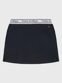 Spódnice - Tommy Hilfiger Spódnica KG0KG07158 M Granatowy Regular Fit - miniaturka - grafika 1