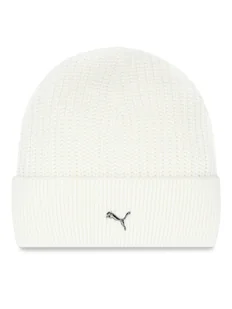 Puma Czapka Metal Cat Beanie 024874 02 Biały - Czapki damskie - miniaturka - grafika 1