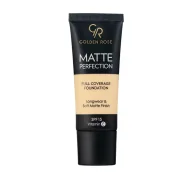 Podkłady do twarzy - Golden Rose - MATTE PERFECTION - Full Coverage Foundation - Matujący podkład do twarzy - SPF15 - 35 ml - W1 - miniaturka - grafika 1