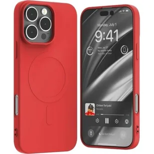 Etui MERCURY Semi-Silicone MagSafe do Apple iPhone 16 Pro Max Czerwony - Etui i futerały do telefonów - miniaturka - grafika 1
