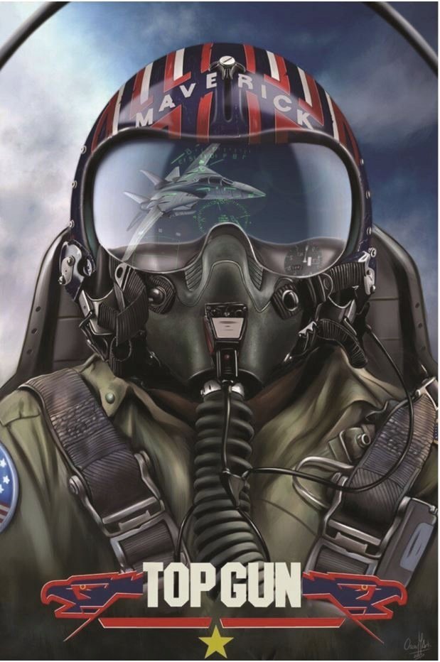 PODKŁADKA POD MYSZ Z Nadrukiem 22x18 cm TOP GUN Maverick Tom Cruise Prezent