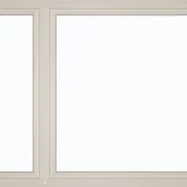 Okna - Okno PCV 3-szybowe fasadowe 85/O38 białe 2065x1435 mm otwierane do wewnątrz prawe - miniaturka - grafika 1