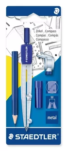 Staedtler Cyrkiel szkolny z uniwersalnym adapterem na grafity SB 550 60BK - Przybory szkolne - miniaturka - grafika 2
