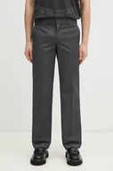 Spodnie męskie - Dickies spodnie Wp873 Work Pant Rec Charcoal Grey męskie kolor szary proste DK0A4XK9CH01 - miniaturka - grafika 1