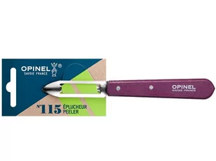Opinel dorośli nóż No. 115, stal nierdzewna, nadaje się dla osób prawo-i leworęcznych, uchwyt z drewna bukowego oleica Sandvik nóż kucharski, wielokolorowa, One Size 254395 - Noże - miniaturka - grafika 1
