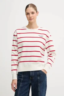 Pepe Jeans bluza bawełniana damska kolor beżowy wzorzysta PL5800020 - Bluzy damskie - miniaturka - grafika 1