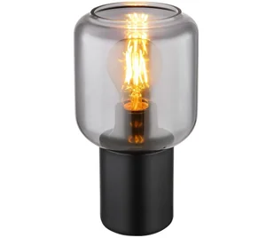 Globo 21004S - Lampa stołowa NINJO 1xE27/40W/230V czarna - Lampy stojące - miniaturka - grafika 1