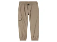 Spodnie i spodenki dla chłopców - lupilu® Spodnie cargo chłopięce termiczne (98 - 104, Beżowy) - miniaturka - grafika 1