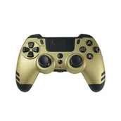 Kontrolery do Playstation - Lexip Metaltech Złoto RF Gamepad Analogowa/Cyfrowa PC, PlayStation 4 - miniaturka - grafika 1