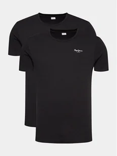 Pepe Jeans Komplet 2 t-shirtów Pepe Tshirt 2P PMU10976 Czarny Regular Fit - Koszulki męskie - miniaturka - grafika 1