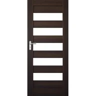 Drzwi wewnętrzne - Skrzydło ALFA 01 biały 80 P 3Z PK - miniaturka - grafika 1