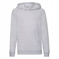 Bluzy dla dziewczynek - Lekka Bluza Dziecięca Heather Grey r. 5-6(116) - miniaturka - grafika 1