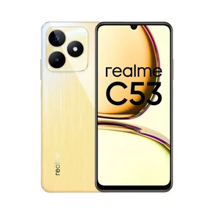 realme C53 6GB/128GB Dual Sim Złoty - Telefony komórkowe - miniaturka - grafika 1