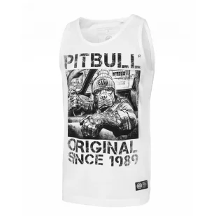 Tank Top Pit Bull Middle Weight 190 Spandex Drive '24 - Biały 3XL - Odzież taktyczna i umundurowanie - miniaturka - grafika 1