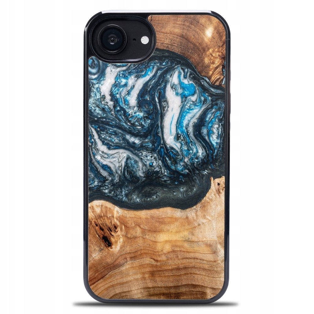 Bewood Drewniane etui do iPhone 16e, Unique Planets Ziemia