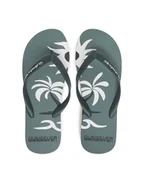 Klapki i japonki męskie - Quiksilver Japonki Molokai Screen AQYL101427 Zielony - miniaturka - grafika 1