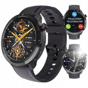 Zegarek męski SMARTWATCH Rubicon SMS KROKI PL - Smartwatch - miniaturka - grafika 1
