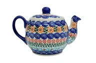 Czajniki na gaz - Ceramiczna czajnik kula Ceramika Bolesławiec - miniaturka - grafika 1