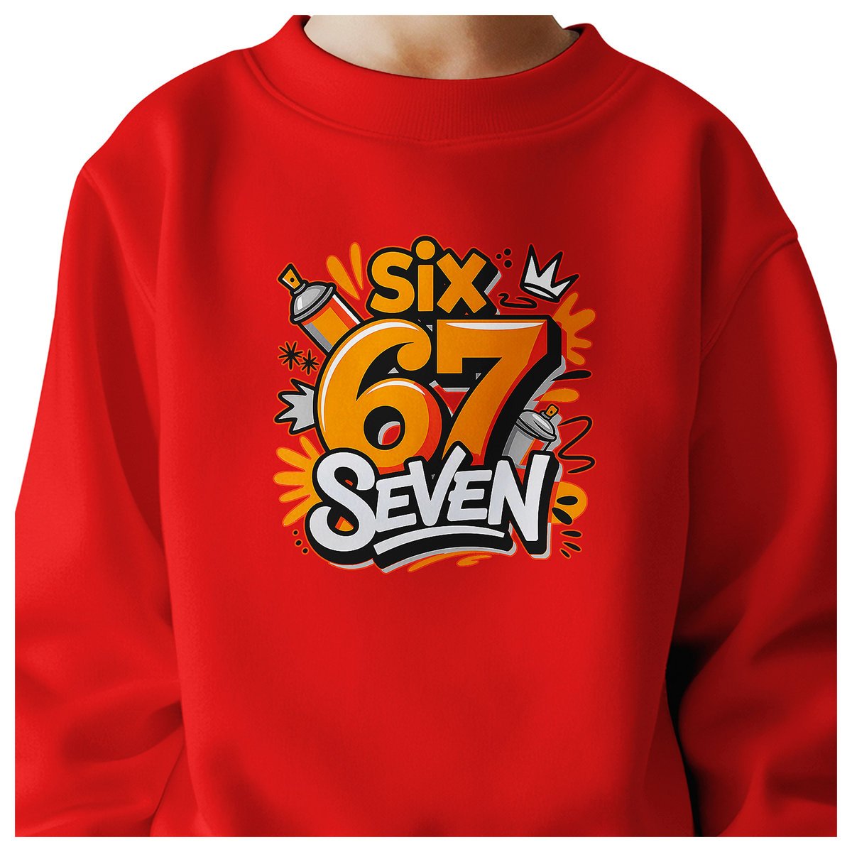 BLUZA DZIECIĘCA 67 SIX SEVEN VIRAL DLA CHŁOPCA DZIEWCZYNKI 110-116