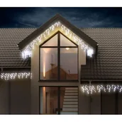Oświetlenie świąteczne - Lampki zewnętrzne kurtyna sople zwis 10/15/25 cm 520 LED zimny biały - miniaturka - grafika 1
