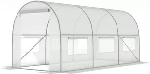 ZARIA Tunel foliowy ZARIA, biały, 4x2,5x2 m - Szklarnie ogrodowe - miniaturka - grafika 1
