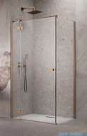 Kabiny prysznicowe - Radaway Essenza Kdj Brushed Copper kabina 90x100cm lewa szczotkowana miedź 1385044-93-01L/1384052-01-01 - miniaturka - grafika 1