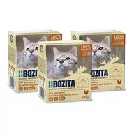 Mokra karma dla kotów - Bozita Cat Siekany Kurczak W Galaretce 3x370g B-4917 - miniaturka - grafika 1