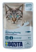 Mokra karma dla kotów - Bozita Cat Śledź w sosie saszetka 85g - miniaturka - grafika 1