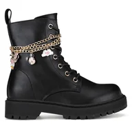 Buty dla dziewczynek - Trzewiki Mickey&Friends AW24-142DSTC Czarny - miniaturka - grafika 1