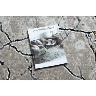 Dywan GLOSS nowoczesny 529A 53 Marmur, kamień, stylowy, glamour kość słoniowa / beż Beżowy, 180x270 - Dywany - miniaturka - grafika 1