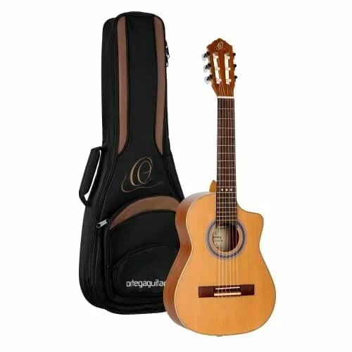Ortega Guitars Requinto seria Pro gitara akustyczna 6 strun MagusGO - + torba (RQ39E) RQ39E