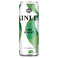 Napoje gazowane - Kinley Lime & Mint Napój gazowany 250 ml - miniaturka - grafika 1