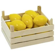 Zabawki AGD - Goki Drewniane cytryny w skrzyneczce, 51666 - miniaturka - grafika 1