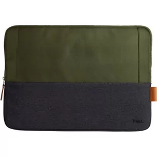 Etui na laptopa TRUST Lisboa 16 cali Zielono-czarny - Torby na laptopy - miniaturka - grafika 1
