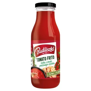 Pudliszki Tomato Frito Sos pomidorowy zioła i smak prażonego czosnku 495 g - Ketchup - miniaturka - grafika 1