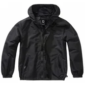 Odzież taktyczna i umundurowanie - Kurtka dziecięca BRANDIT Summer Windbreaker Frontzip - Czarna 122-128 (7-8 Lat) - miniaturka - grafika 1