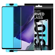 Akcesoria do smartwatchy - 3D Edge Nano Flexi Glass folia szklana Szkło hartowane na cały ekran z ramką Samsung Galaxy S21+ 5G (S21 Plus 5G) czarny - miniaturka - grafika 1