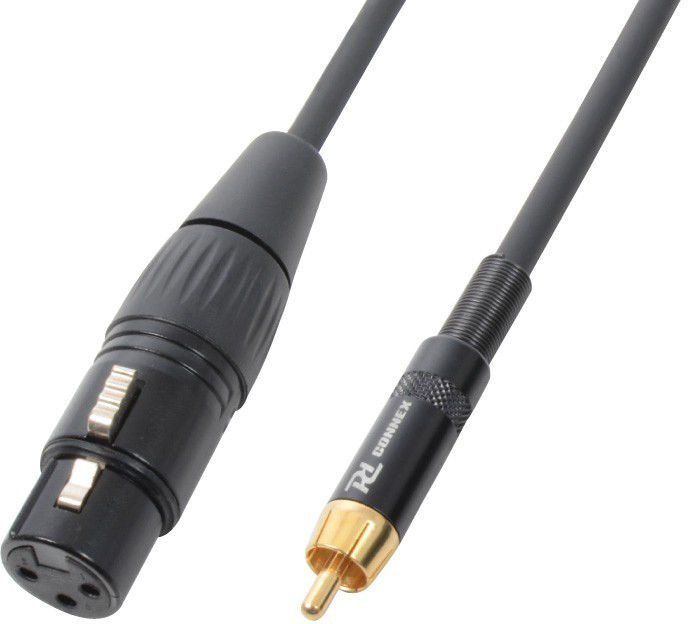 Kabel XLR f - RCA m 3m one size
