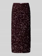 Spódnice - Spódnica midi z wysokim stanem i cekinami model ‘FAITH’ - miniaturka - grafika 1
